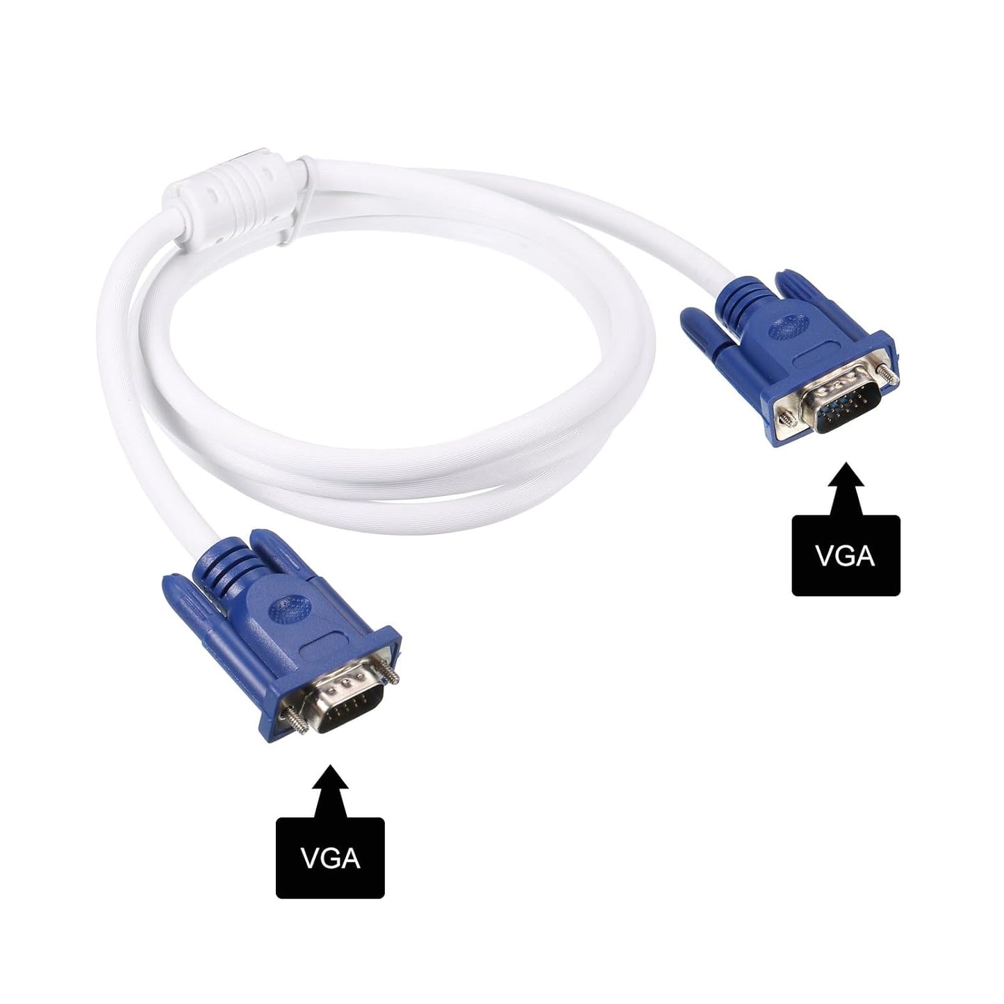 VGA CABLE MALE TO MALE OD 8MM (10M)