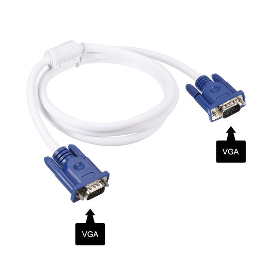 VGA CABLE MALE TO MALE OD 8MM (5M)