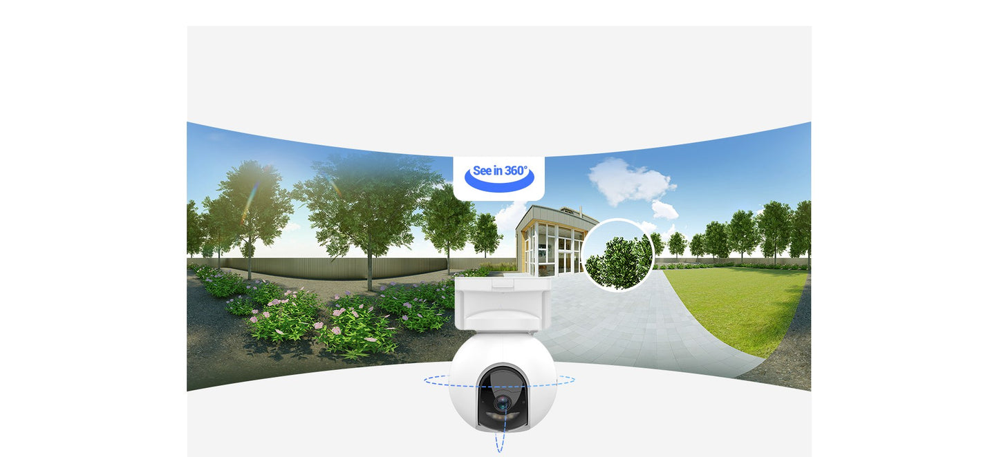 EZVIZ CB8 Battery-Powered Pan & Tilt Wi-Fi Camera